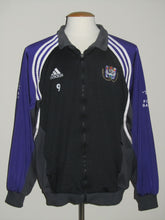 Load image into Gallery viewer, RSC Anderlecht 2000-01 Training jacket PLAYER ISSUE #9 Didier Dheedene