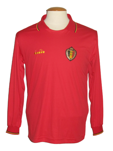Rode Duivels 1992-93 Training shirt L/S XL