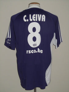 RSC Anderlecht 2006-07 Home shirt XL #8 C. Leiva