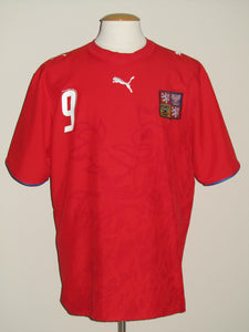 Czech Republic 2006-07 Home shirt XL #9 Jan Koller