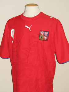 Czech Republic 2006-07 Home shirt XL #9 Jan Koller