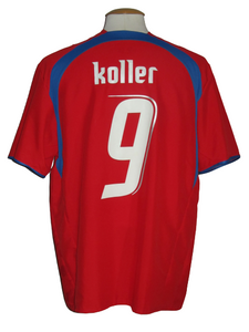 Czech Republic 2006-07 Home shirt XL #9 Jan Koller