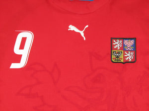 Czech Republic 2006-07 Home shirt XL #9 Jan Koller