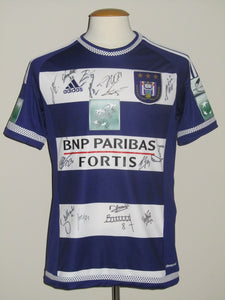 RSC Anderlecht 2015-16 Home shirt MATCH ISSUE/WORN #37 Ivan Obradovic