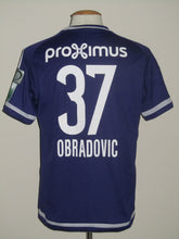 Load image into Gallery viewer, RSC Anderlecht 2015-16 Home shirt MATCH ISSUE/WORN #37 Ivan Obradovic