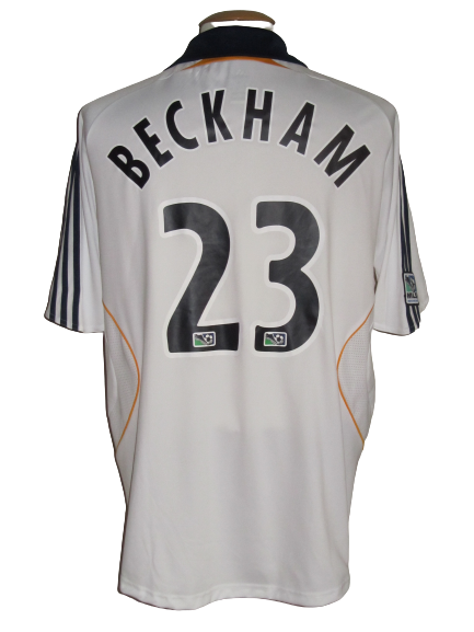 LA Galaxy 2007-08 Home shirt L #23 David Beckham – Belgian