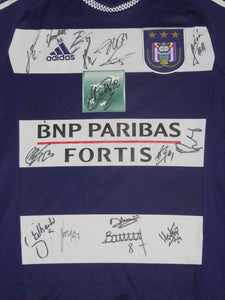 RSC Anderlecht 2015-16 Home shirt MATCH ISSUE/WORN #37 Ivan Obradovic
