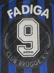 Club Brugge 1997-98 Home shirt S #9 Khalilou Fadiga