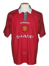 Load image into Gallery viewer, Manchester United FC 1996-98 Home shirt L