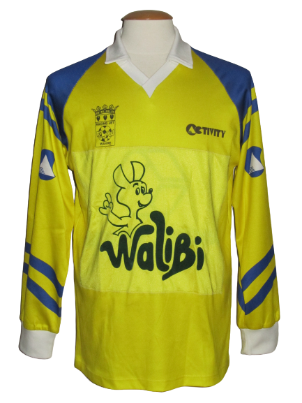 Racing Jet Wavre 1991-92 Home shirt MATCH ISSUE/WORN #11 Frédéric Pierre