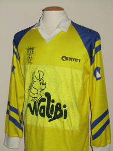Racing Jet Wavre 1991-92 Home shirt MATCH ISSUE/WORN #11 Frédéric Pierre