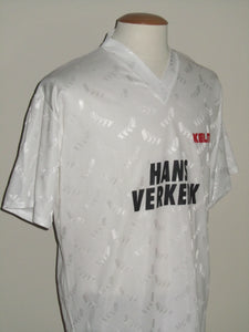 Royal Excel Mouscron 1997-98 MATCH ISSUE/WORN UEFA Cup vs FC Metz #9 Frédéric Pierre