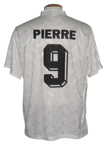 Royal Excel Mouscron 1997-98 MATCH ISSUE/WORN UEFA Cup vs FC Metz #9 Frédéric Pierre