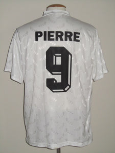 Royal Excel Mouscron 1997-98 MATCH ISSUE/WORN UEFA Cup vs FC Metz #9 Frédéric Pierre
