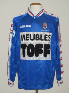 Royal Excel Mouscron 1998-99 Away shirt MATCH ISSUE/WORN #13 Frédéric Pierre