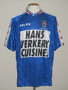 Royal Excel Mouscron 1997-98 Away shirt MATCH ISSUE/WORN #9 Frédéric Pierre