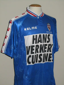 Royal Excel Mouscron 1997-98 Away shirt MATCH ISSUE/WORN #9 Frédéric Pierre