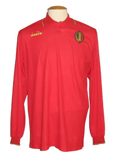 Rode Duivels 1992-93 Home shirt L/S XL