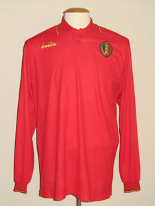 Rode Duivels 1992-93 Home shirt L/S XL