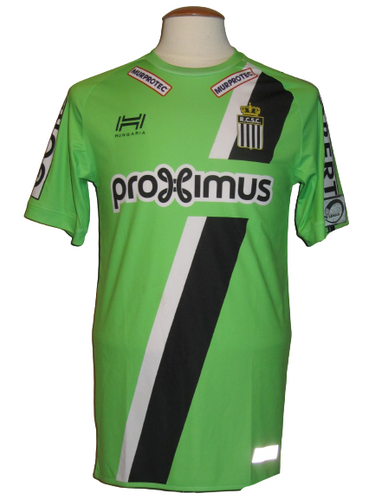 RCS Charleroi 2016-17 Away shirt MATCH WORN #9 Hamdi Harbaoui vs RSC Anderlecht