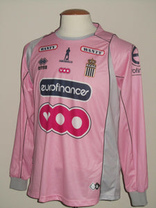 RCS Charleroi 2008-09 Away shirt MATCH ISSUE/WORN #21 Majid Oulmers