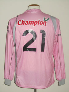 RCS Charleroi 2008-09 Away shirt MATCH ISSUE/WORN #21 Majid Oulmers