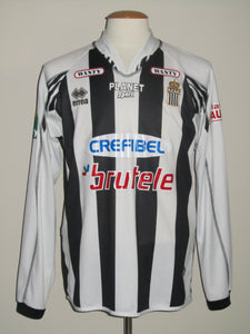 RCS Charleroi 2005-06 Home shirt MATCH ISSUE/WORN #20 Thibaut Detal