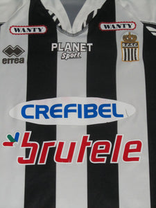 RCS Charleroi 2005-06 Home shirt MATCH ISSUE/WORN #20 Thibaut Detal