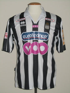 RCS Charleroi 2007-08 Home shirt MATCH ISSUE/WORN #15 Fabien Camus