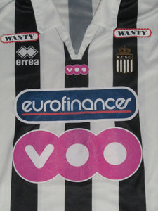 RCS Charleroi 2007-08 Home shirt MATCH ISSUE/WORN #15 Fabien Camus