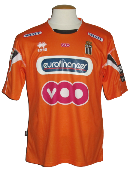 RCS Charleroi 2007-08 Third shirt MATCH ISSUE/WORN #21 Abdelmajid Oulmers