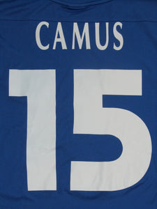 KRC Genk 2013-14 Home shirt MATCH ISSUE/WORN Europa League #15 Fabien Camus