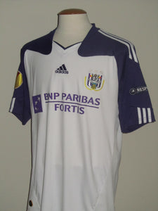 RSC Anderlecht 2010-11 Home shirt MATCH ISSUE/WORN #36 Nathan Kabasele
