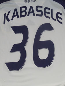 RSC Anderlecht 2010-11 Home shirt MATCH ISSUE/WORN #36 Nathan Kabasele