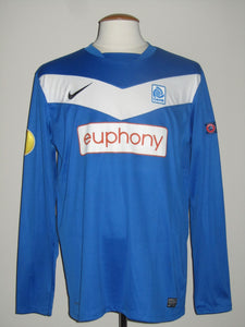 KRC Genk 2012-13 Home shirt MATCH ISSUE/WORN Europa League #15 Kim Ojo vs VfB Stuttgart