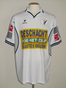 KSC Lokeren 2001-02 Home shirt MATCH ISSUE/WORN #2 Audun Helgason
