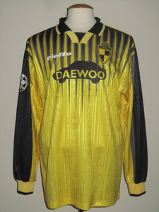 Lierse SK 1997-98 Home shirt MATCH WORN Champions League #5 Eric Van Meir vs Sporting Lissabon