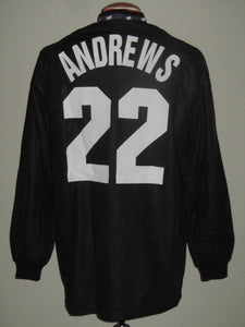 Germinal Ekeren 1996-97 Goal Keeper shirt MATCH ISSUE UEFA Cup #22 Matthew Andrews vs Grazer AK