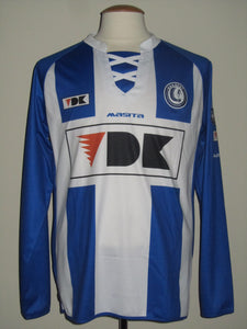 KAA Gent 2014-15 Home shirt MATCH ISSUE/WORN # 23 Lasse Nielsen