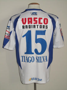 KRC Genk 2007-08 Away shirt MATCH ISSUE/WORN #15 Tiago Silva
