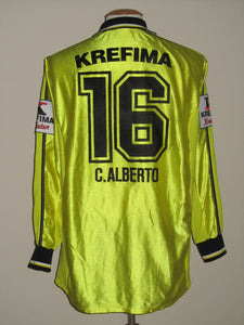 Lierse SK 2000-01 Home shirt MATCH ISSUE/WORN # 16 Carlos Alberto