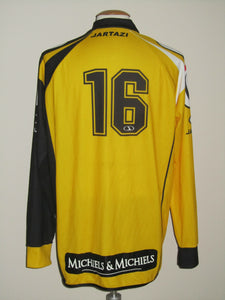 KSC Lokeren 2010-11 Away shirt MATCH ISSUE/WORN #16 Jore Trompet