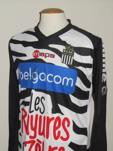 RCS Charleroi 2013-14 Home shirt MATCH ISSUE/WORN #31 Harlem Gnohéré vs OH Leuven