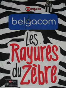 RCS Charleroi 2013-14 Home shirt MATCH ISSUE/WORN #31 Harlem Gnohéré vs OH Leuven