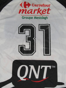 RCS Charleroi 2013-14 Home shirt MATCH ISSUE/WORN #31 Harlem Gnohéré vs OH Leuven