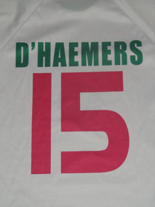SV Zulte Waregem 2006-07 Home shirt MATCH ISSUE/WORN UEFA Cup #15 Nathan D'Haemers
