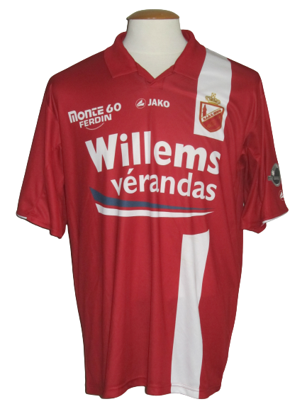 RAEC Mons 2012-13 Home shirt MATCH ISSUE/WORN #22 Mustapha Jarju