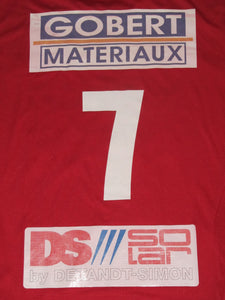RAEC Mons 2011-12 Home shirt MATCH ISSUE/WORN #7 Tim Matthys