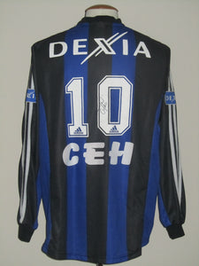 Club Brugge 2003-04 Home shirt MATCH ISSUE/WORN #10 Nastja Čeh
