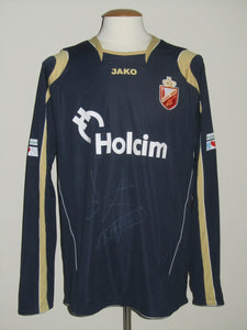 RAEC Mons 2008-09 Keeper shirt MATCH ISSUE/WORN #23 Frédéric Herpoel